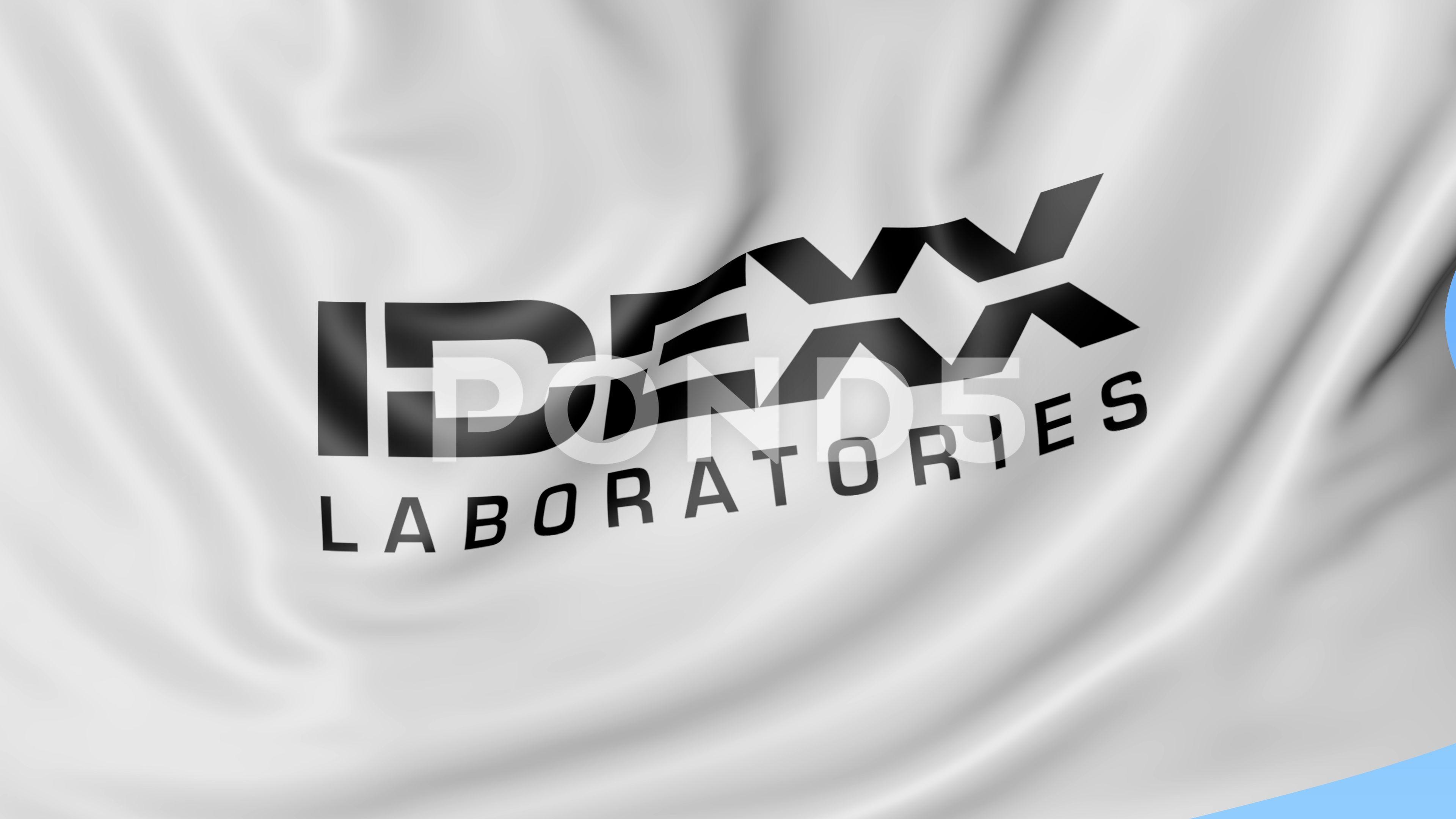 IDEXX Logo - Waving flag with Idexx Laboratories logo. Seamles loop 4K editorial ...