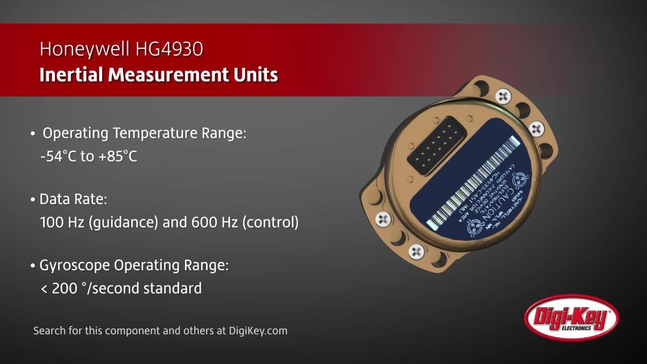 DigiKey Logo - HG4930 Inertial Measurement Unit - Honeywell | DigiKey