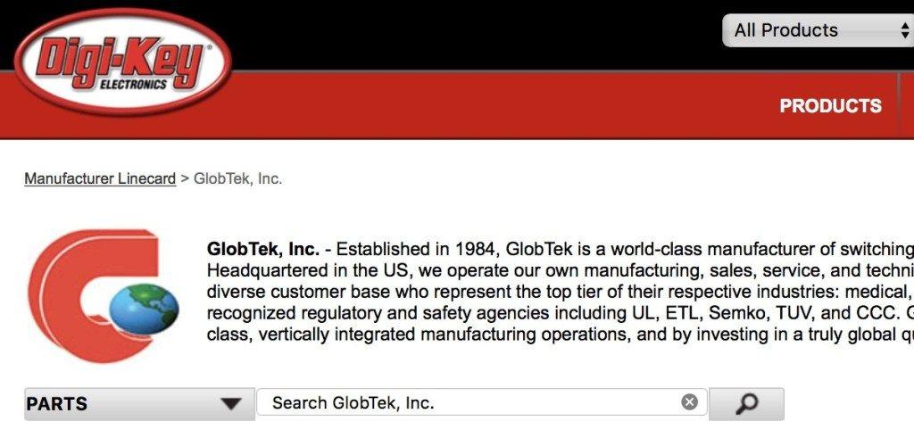 DigiKey Logo - GlobTek now on DigiKey – Elec-Rep Electronic Component Manufacturers ...