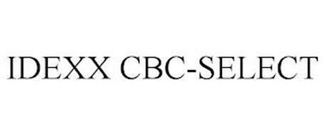 IDEXX Logo - IDEXX CBC SELECT Trademark Of IDEXX Laboratories, Inc. Serial