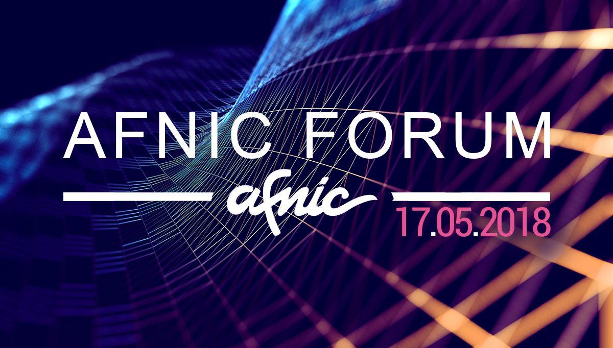 Afnic Logo - Afnic Forum 2018: taking up tomorrow's digital challenges!