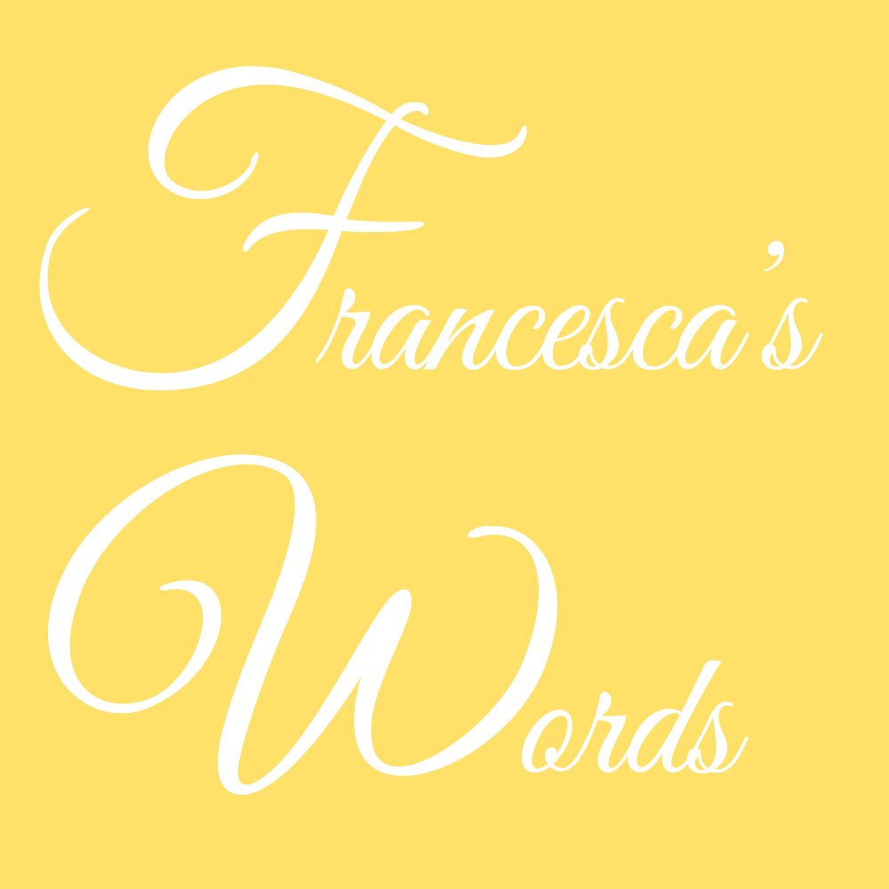 Francescas Logo - Francesca's Words – dark humour. colourful language.
