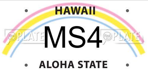 MS4 Logo - Reports For Plate Number MS4 In Hawaii, United States
