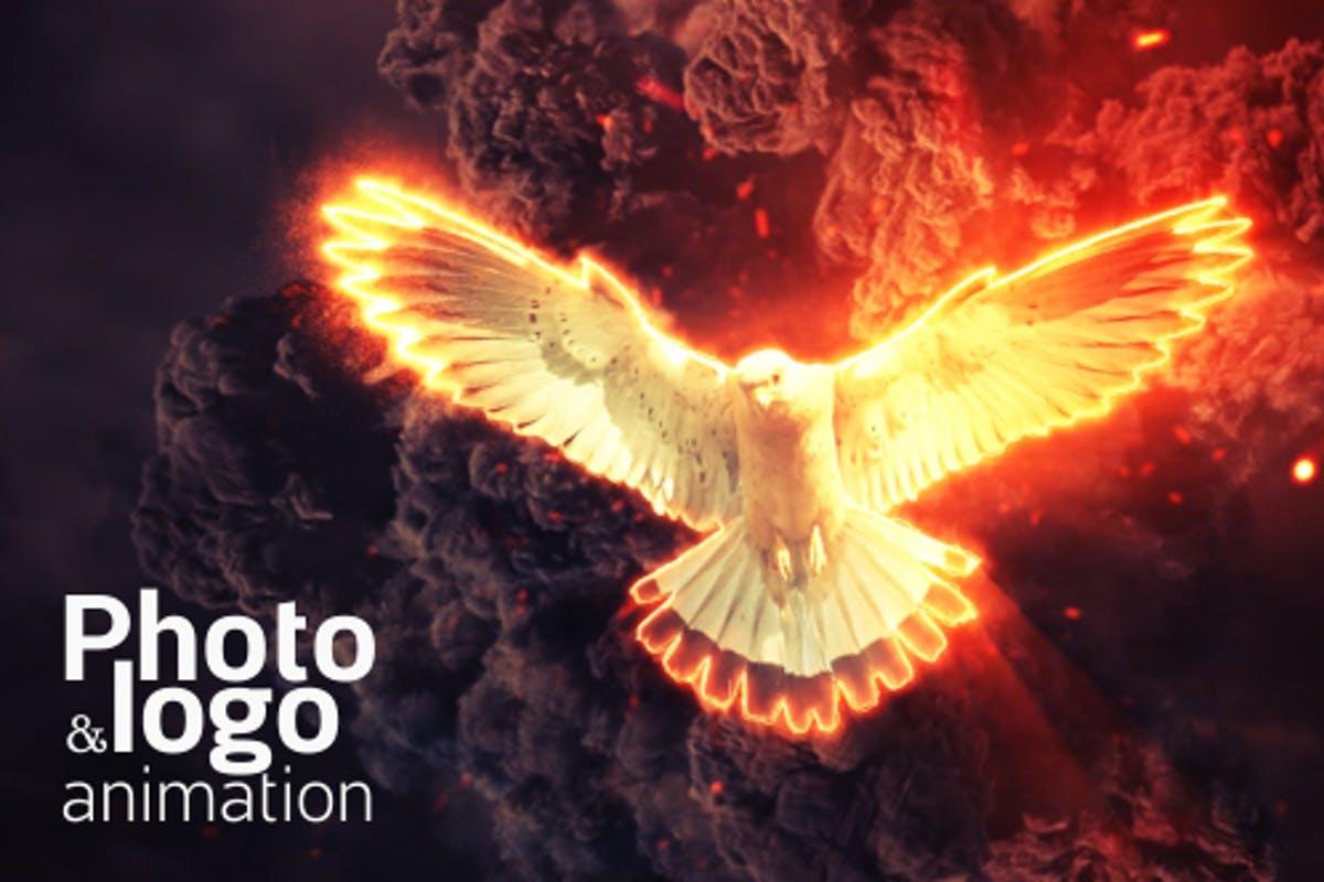 Explosion Logo - Fire Explosion Logo & Photo Animation by NeuronFX on Envato Elements