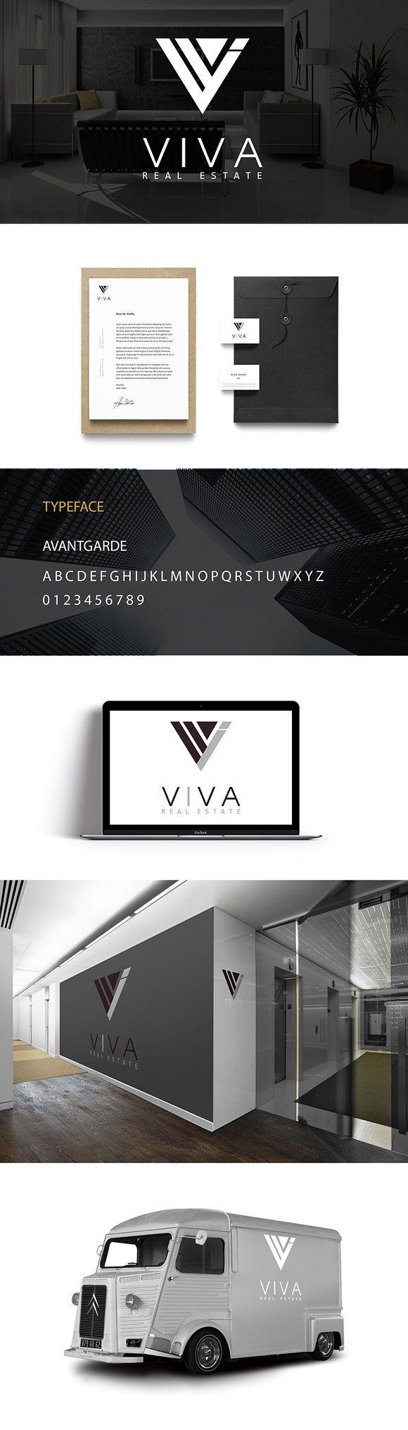 VivaReal Logo - Viva Real Estate Logo by Nina Shaw on @creativemarket | Print Design ...