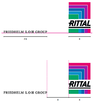 Rittal Logo - Implementing the Friedhelm Loh Group logo | CD-Portal Rittal EN