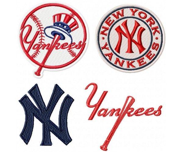 Yankes Logo - New York Yankees logo machine embroidery design for instant download