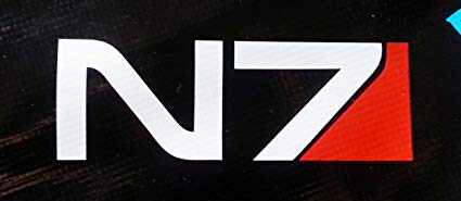 N7 Logo - Amazon.com : Mass Effect N7 Logo vinyl decal for car, computer, etc