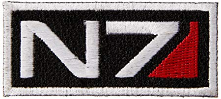 N7 Logo - Mass Effect N7 Logo Embroidered Patch: Amazon.co.uk: Kitchen & Home