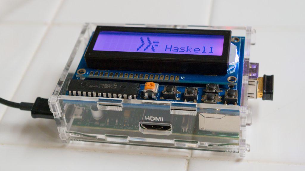 Haskell Logo - Haskell logo on LCD | Controlling an Adafruit LCD+Keypad Kit… | Flickr