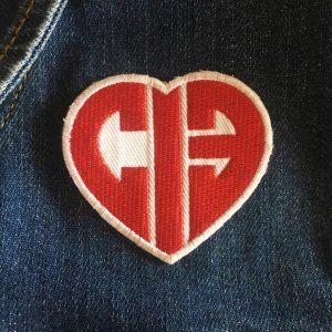 CIB Logo - Chicks in Bowls - CIB Logo Red Heart Patch - $9.00 : Bruised ...