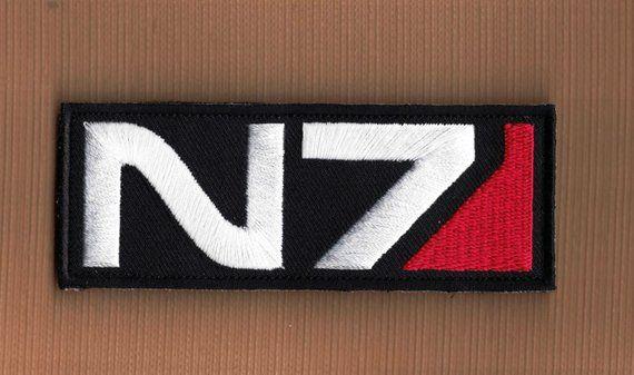 N7 Logo - Mass Effect N7 Logo Embroidered Patch GAME63