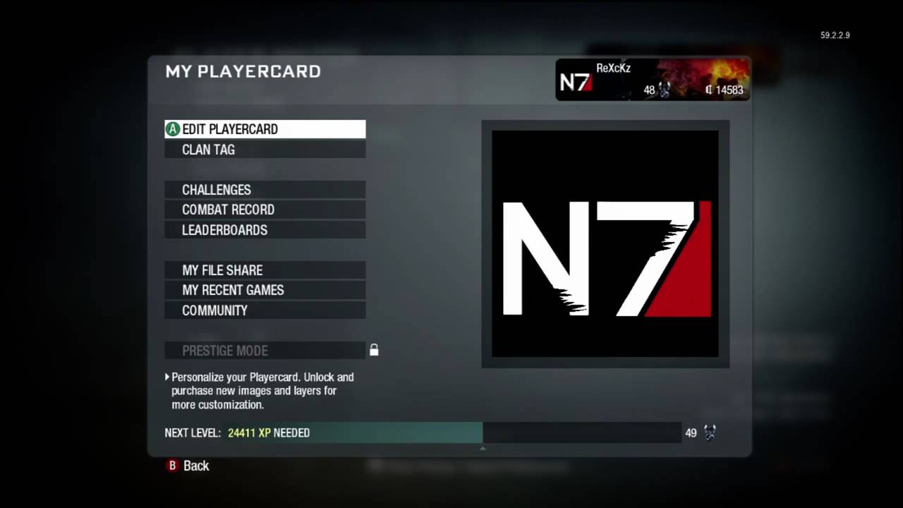 N7 Logo - Black Ops Emblem - Mass Effect N7 Logo - YouTube