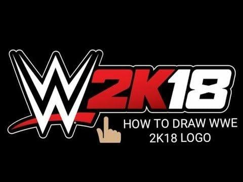 2K18 Logo - How to draw wwe 2K18 logo - YouTube