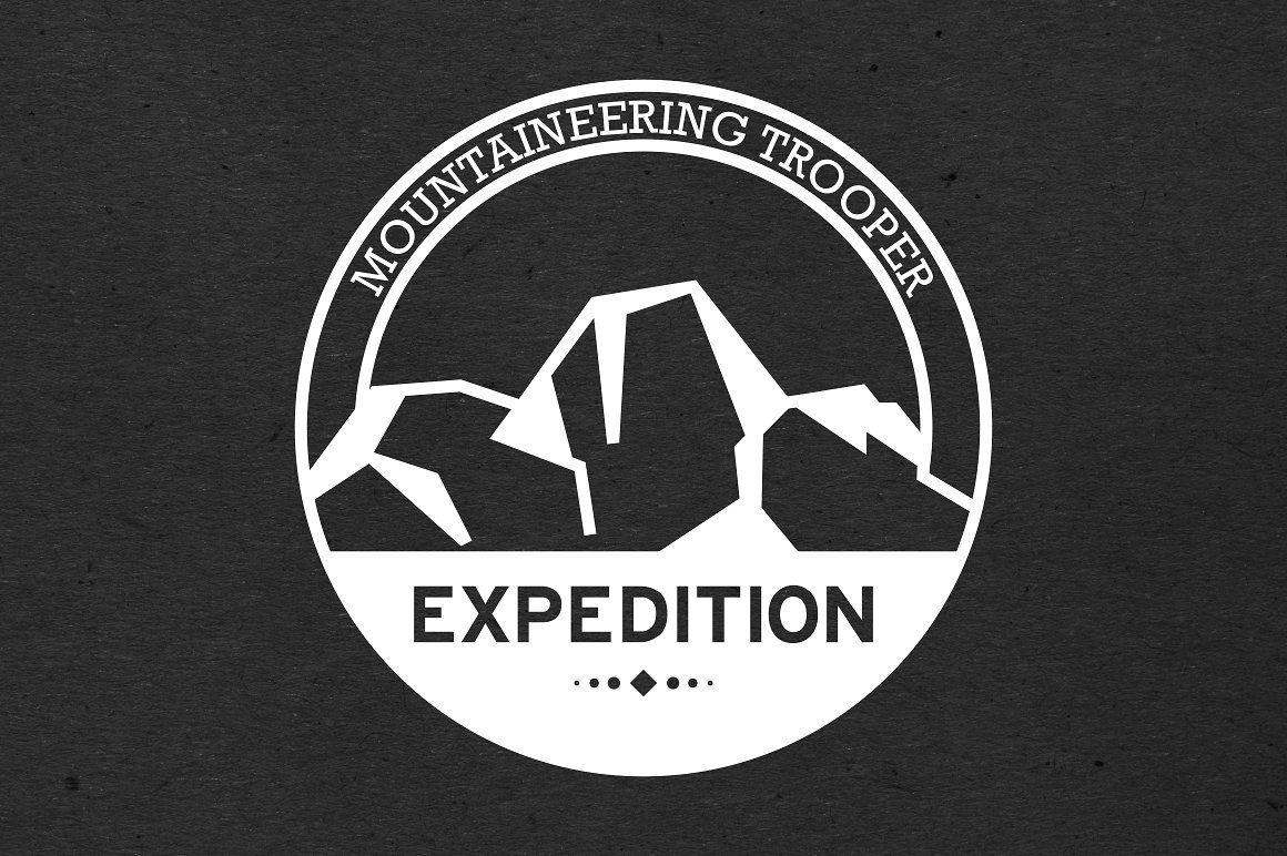 Expedition Logo - Simple Mountain Logo ~ Logo Templates ~ Creative Market