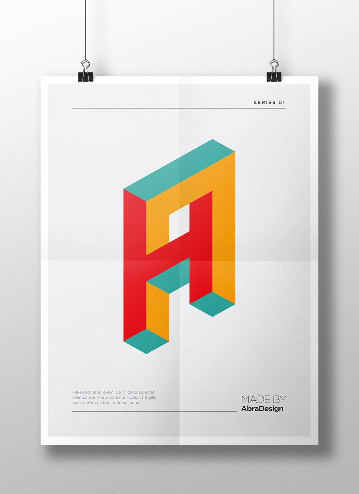 Perspective Logo - Modern 3D Perspective Alphabet on Behance | OHARE Visuals ...