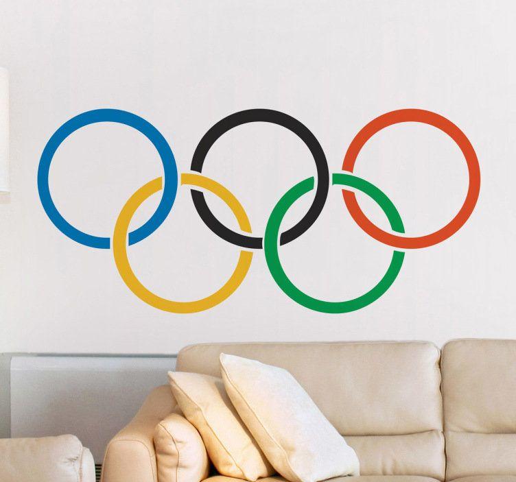 Oylimpics Logo - Olympics Logo Wall Sticker - TenStickers