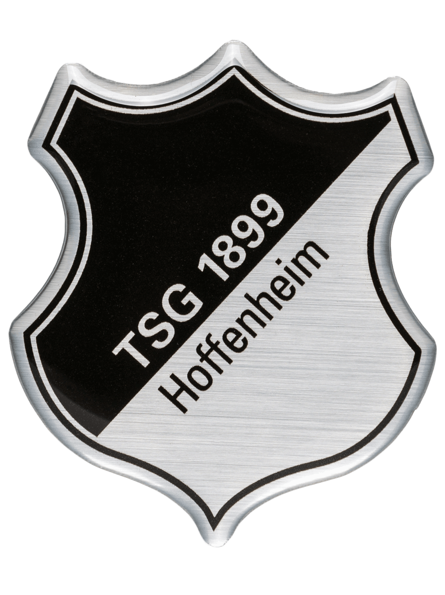 Hoffenheim Logo - TSG 3D sticker emblem black » Sticker » Official TSG 1899 Hoffenheim ...