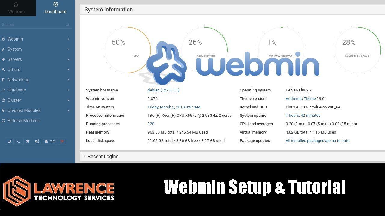 Webmin Logo - Webmin Install, Setup, & Tutorial and a brief comparison to Cockpit ...