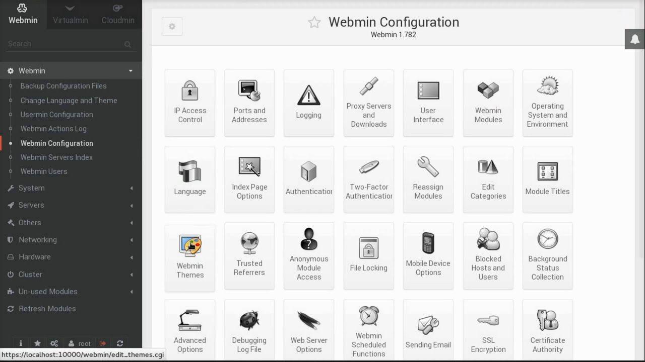 Webmin Logo - Configuring a custom logo in Virtualmin 5 - YouTube