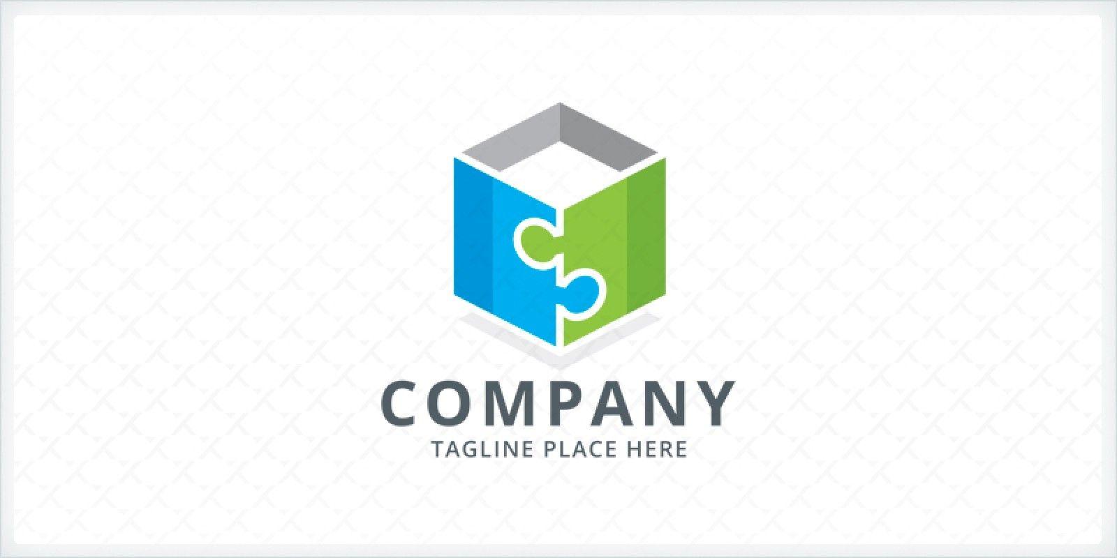 Puzzle Logo - Puzzle Box - Logo Template | Codester