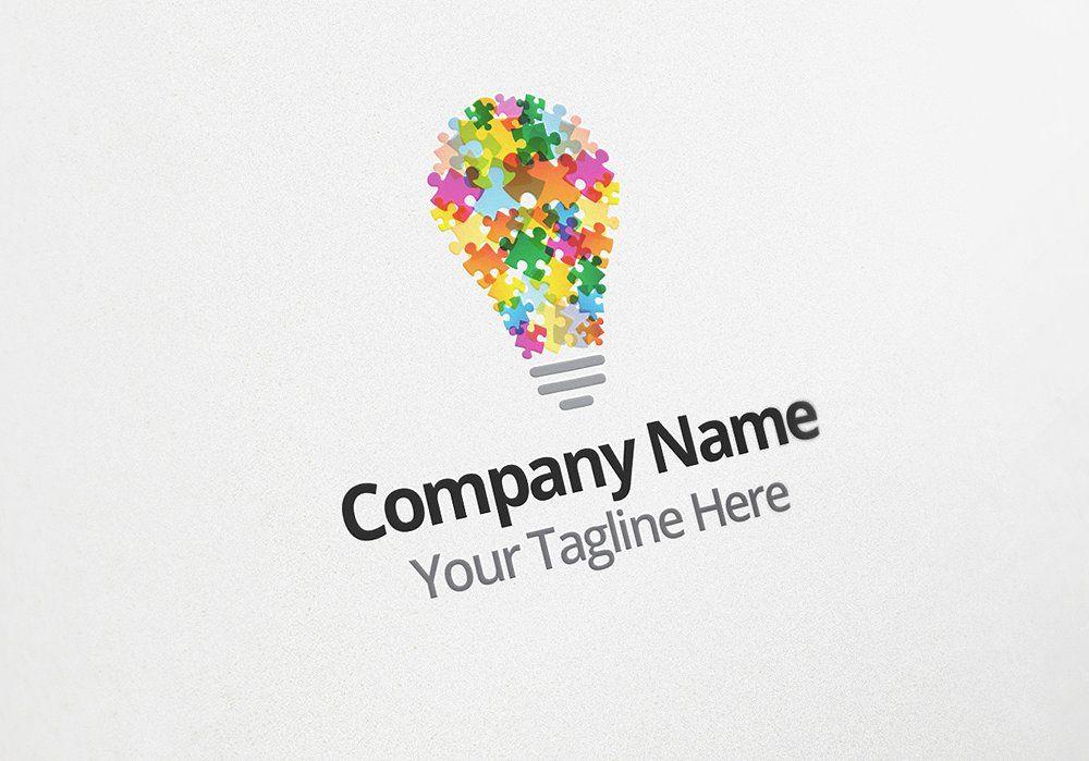 Puzzle Logo - Puzzle Idea Logo Design Template Logo Templates Creative Market