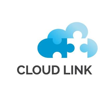 Puzzle Logo - Cloud Logo Design. Flying Cloud Design Shop