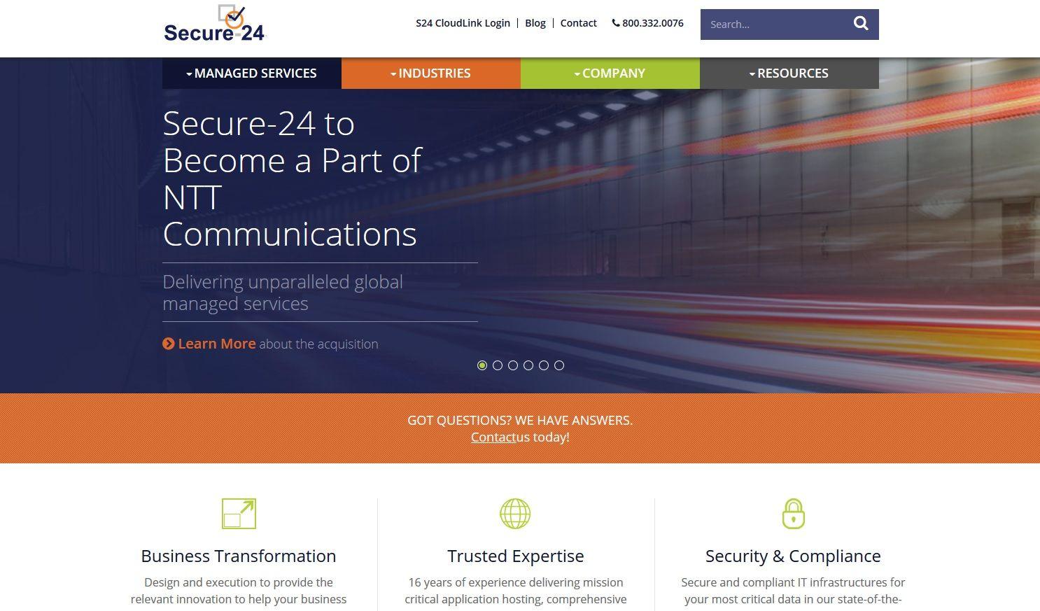 Secure-24 Logo - Southfield's Secure-24 bought out by Japanese firm – TechCentury