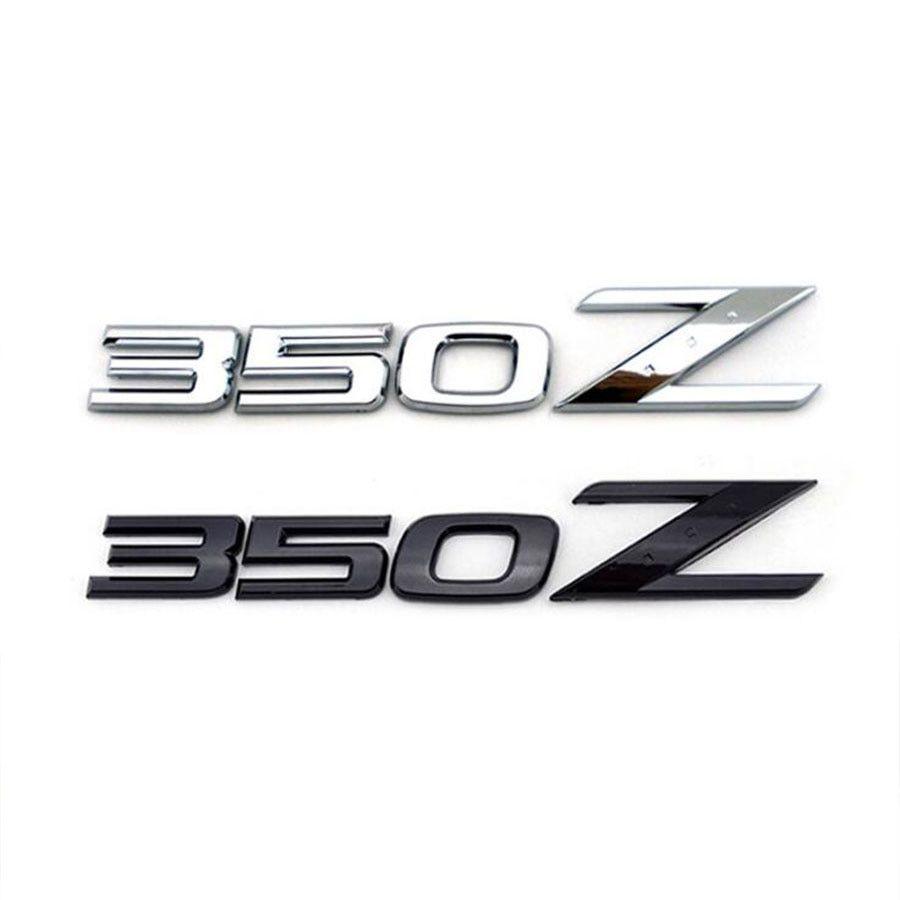 350Z Logo - 3D Chrome or black 350Z Logo for Nissan Gran Turismo Fairlady Z Z33 ...