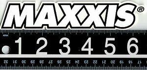 Maxxis Logo - MAXXIS WHITE LOGO STICKER Maxxis White Black Logo
