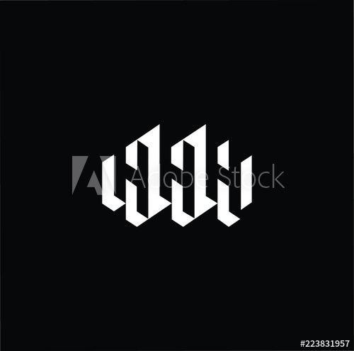 HHH Logo - Initial White letter H HH HHH Logo Design with black Background ...