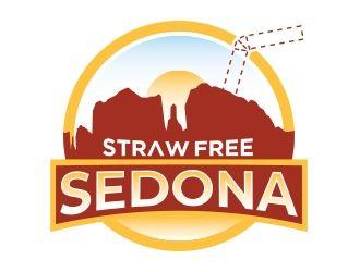 Sedona Logo - Straw Free Sedona logo design