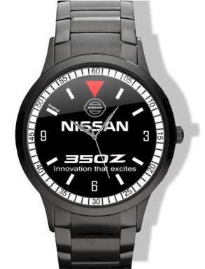350Z Logo - Nissan 350Z Logo Black Steel Watch