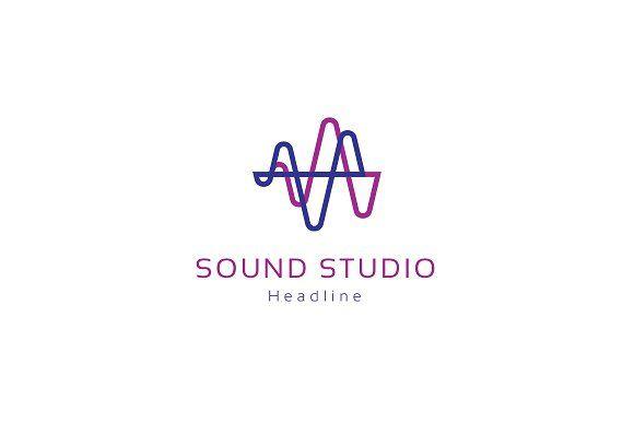 Sound Logo - Sound studio logo. ~ Logo Templates ~ Creative Market