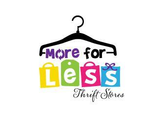 Thrift Logo - More For Less Thrift Stores logo design - 48HoursLogo.com