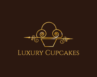 Confectionery Logo - Luxury Cupcakes bakery Designed by dalia | BrandCrowd