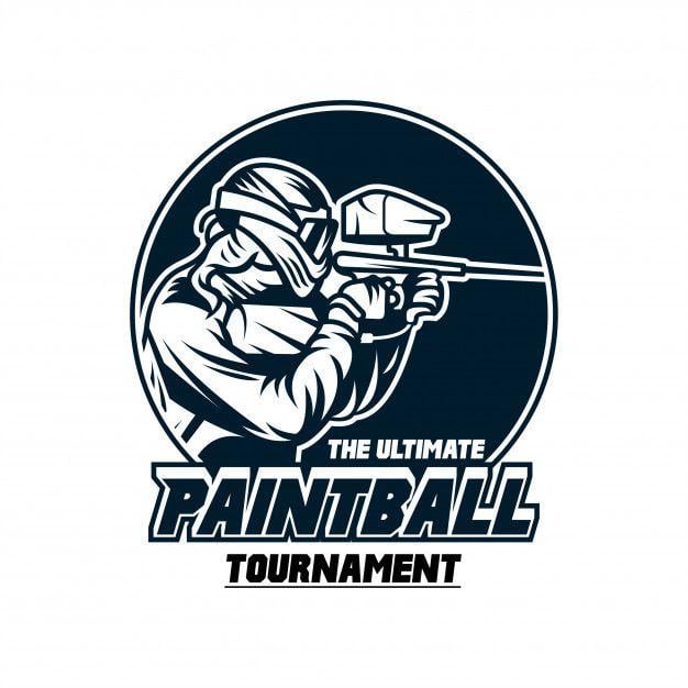 Paintball Logo - Paintball tournament logo template badge Vector | Premium Download