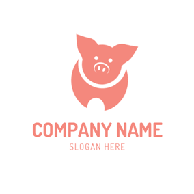 Pig Logo - Free Pig Logo Designs. DesignEvo Logo Maker
