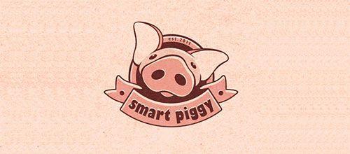 Pig Logo - Cute Design Examples of Pig Logo for your Inspiration. mascot