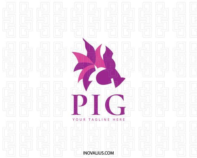 Pig Logo - Pig Logo For Sale | Inovalius