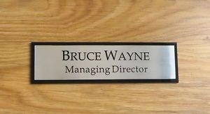 Plaque Logo - Personalised Office Wall Sign, Door Name Plate, Custom Engraved