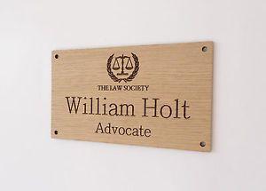 Plaque Logo - Custom Engraved Office Wall Sign, Personalised Door Plaque ...