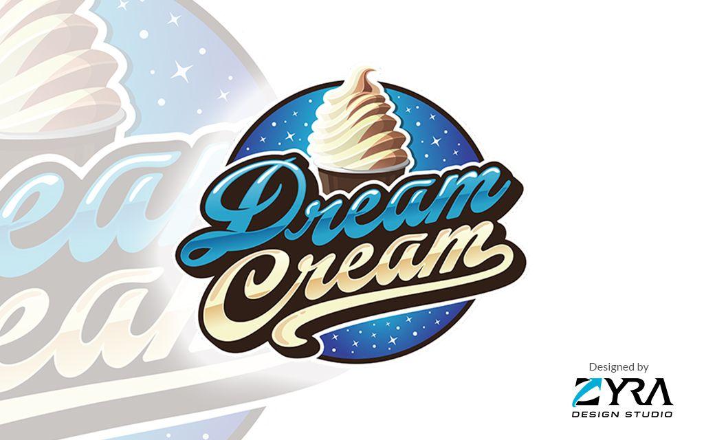 Zyra Logo - Dream Cream Logo Design