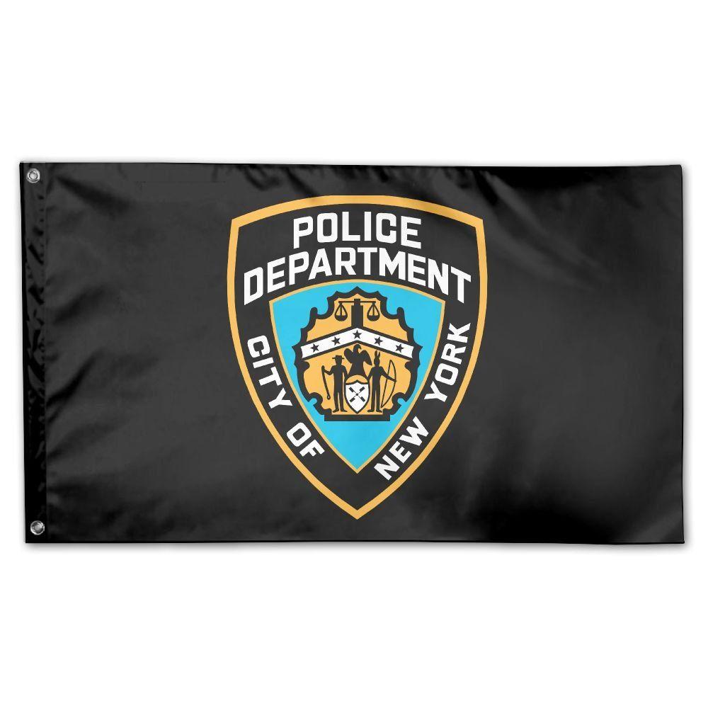 NYPD Logo - Amazon.com : NYPD Logo Garden Flag 3x5 FT For Indoor Or Outdoor ...