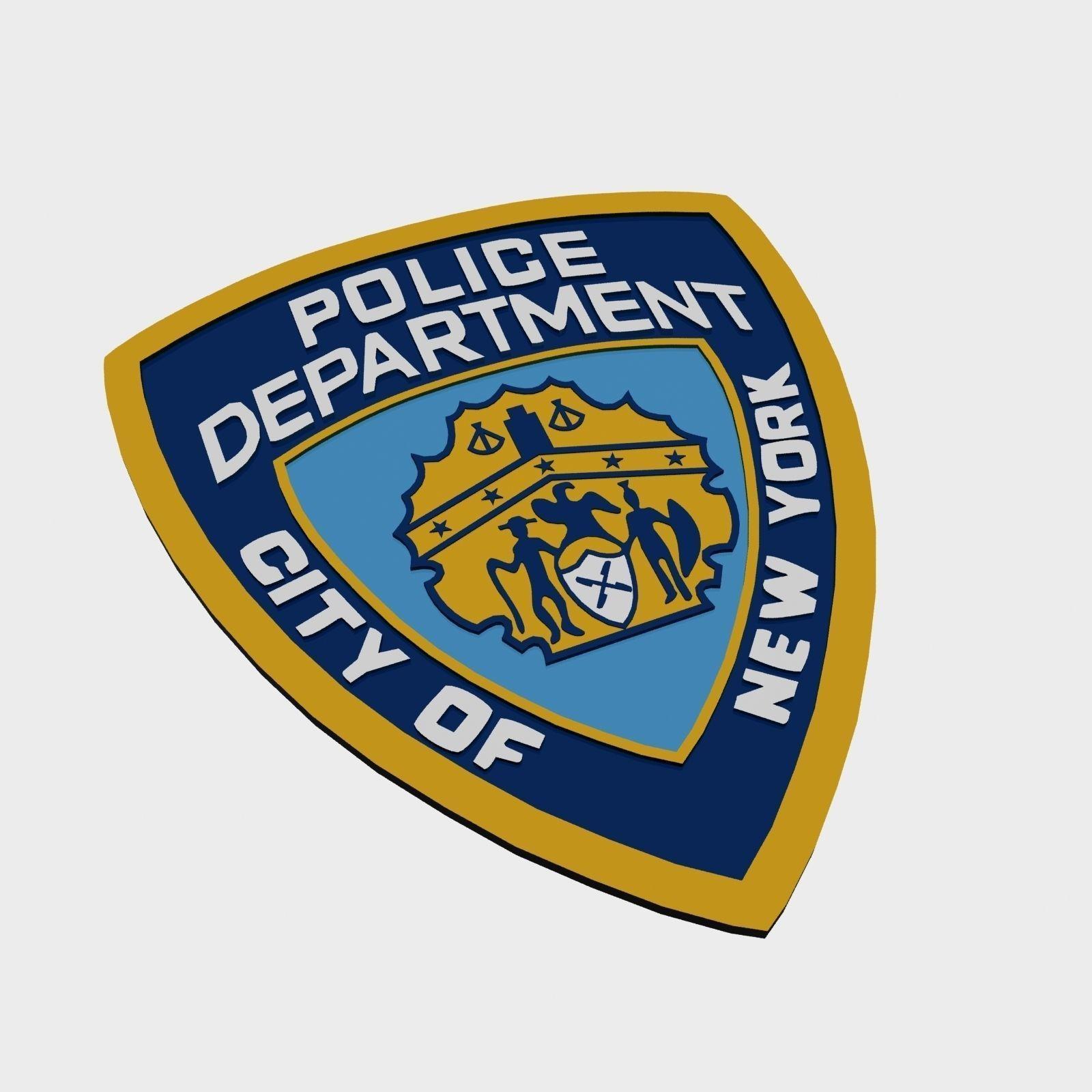 NYPD Logo - NYPD Police Department logo 3D asset