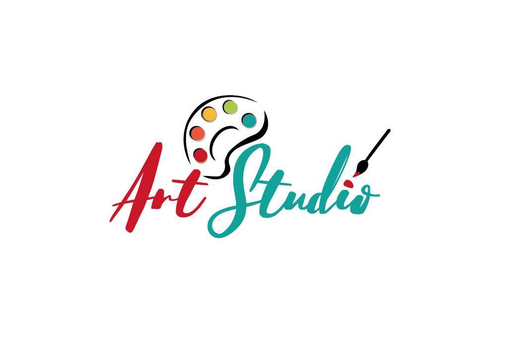 Artist's Logo - Playful, Feminine, Artists Logo Design for Art Studio