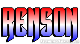 Renson Logo - United States of America Logo | Free Logo Design Tool from Flaming Text