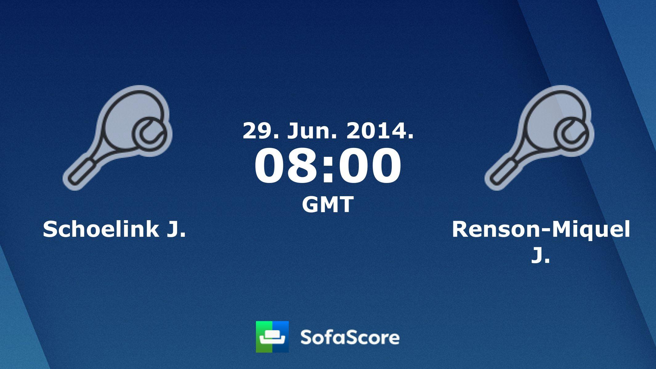 Renson Logo - Schoelink J. Renson-Miquel J. live score, video stream and H2H ...