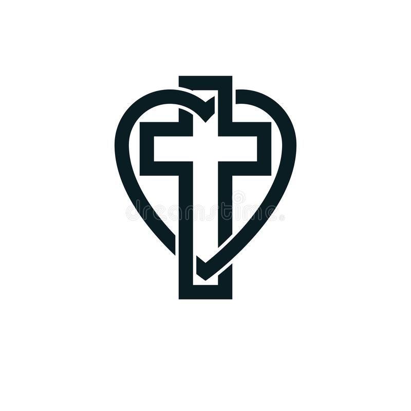 God Logo - god logo design god christian love conceptual logo design combined ...