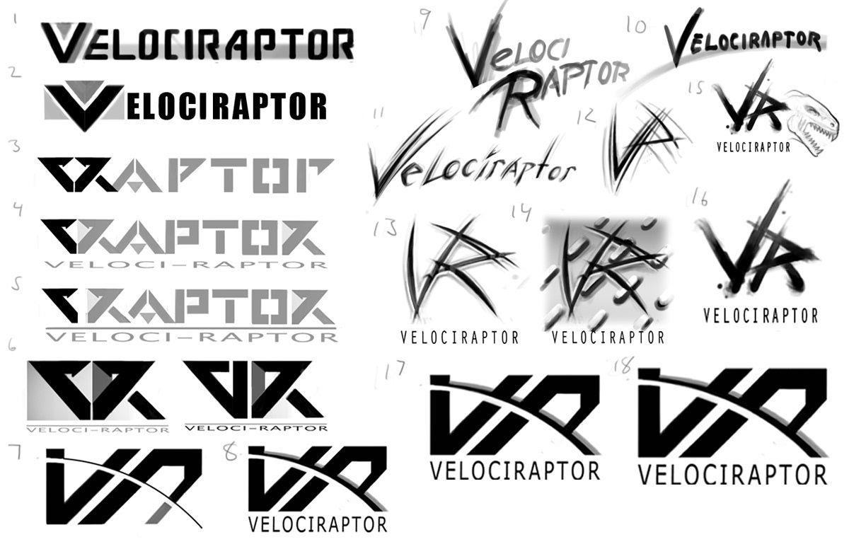 Velociraptor Logo - Nick Kubash - Velociraptor - Logo and Graphic Art